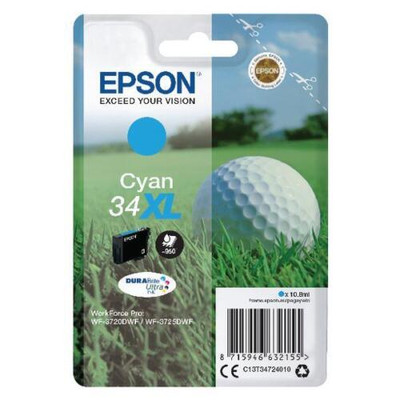 Product Μελάνι Epson cyan DURABrite Ultra Ink 34 XL T 3472 base image