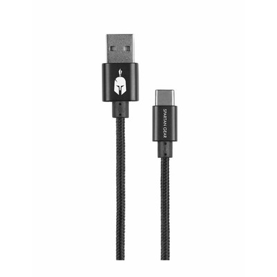 Product Καλώδιο USB Spartan Gear - Double Sided (Type C) (2m - Compatible with Playstation 5, Xbox Series X/S, tablet, mobile) (colour: Black) base image