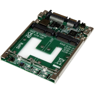 Product Πλαίσιο Για Σκληρούς Δίσκους StarTech DUAL MSATA SSD RAID TO SATA base image