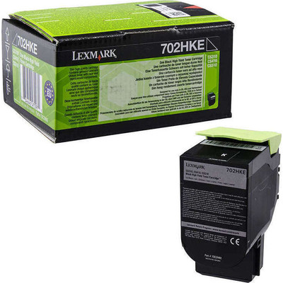 Product Toner Lexmark 702HKE - Black - original base image