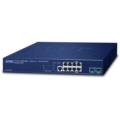 Product Network Switch Planet L3 4-Port GE MGS-6320-8T2X base image