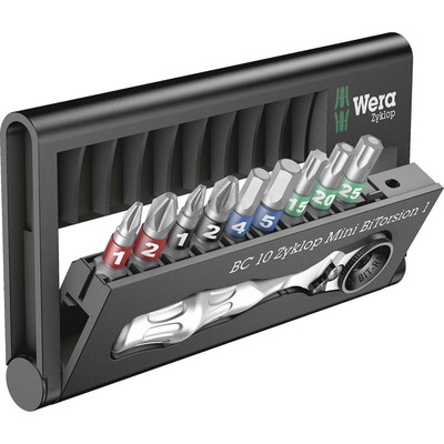 Product Σετ Μύτες Wera Bit-Check 10 Zyklop Mini BiTorsion 1 base image