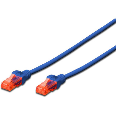 Product Καλώδιο Δικτύου Digitus CAT 6 U/UTP - LSZH, 0,25m, Blue base image