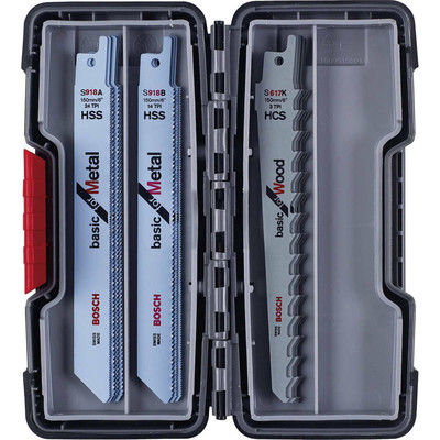 Product Λάμες Σέγας Bosch set Basic ToughBox Wood/Metal 15 pcs base image