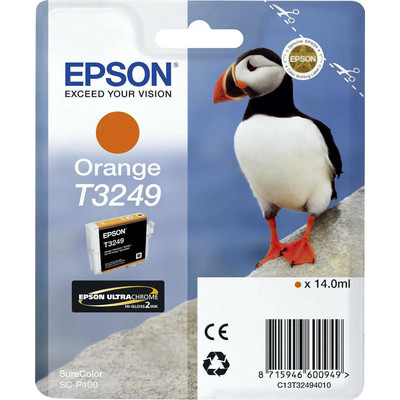 Product Μελάνι Epson orange T 324 T 3249 base image