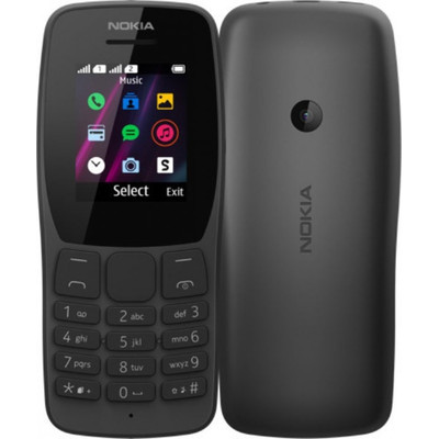 Product Κινητό Nokia 110 DS Black (ENG, HU, CZ, SK) EU base image