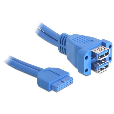 Product Καλώδιο StarTech 2 Port USB 3.0 Pin Header Cable 0.5m base image