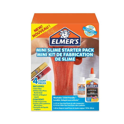 Product Παιδικές Χειροτεχνίες Elmer's EVERYDAY Mini Slime Kit Gold & red base image