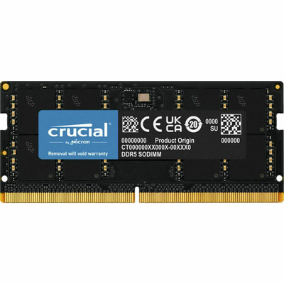 Product Μνήμη RAM Φορητού DDR5 8GB Crucial 4800 SODIMM CL40 (16Gbit) base image