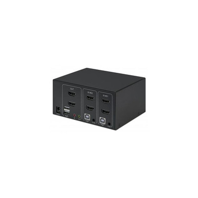 Product KVM Switch Manhattan 2-Port Dual-Monitor HDMI 4K@30Hz base image