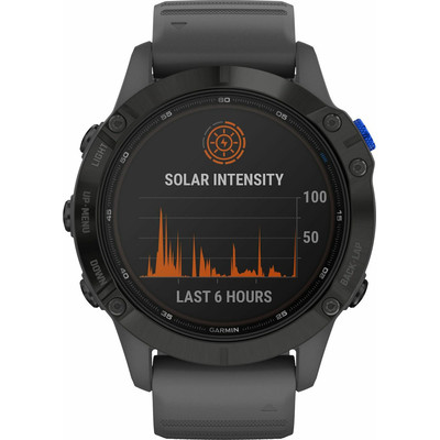 Product Smartwatch Garmin Fenix 6 Pro Solar Black with Grey Band base image