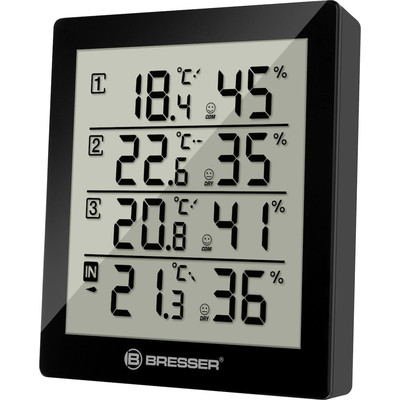 Product Μετεωρολογικός Σταθμός Bresser Temeo Hygro Quadro black base image