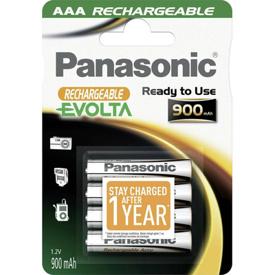 Product Επαναφορτιζόμενες Μπαταρίες 1x4 Panasonic Bat. NiMH Micro AAA 900 mAh base image