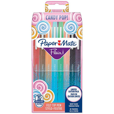 Product Μαρκαδόροι Papermate fiber pen Flair CandyPop 16er Wallet base image