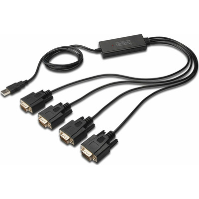 Product Καλώδιο Digitus USB 2.0 to 4xRS232 USB to Serial Adapter, 1,5m base image