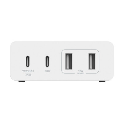 Product Φορτιστής Πρίζας Belkin 108W 4-Port GaN, 2xUSB-C 2xUSB-A WCH010vfWH base image