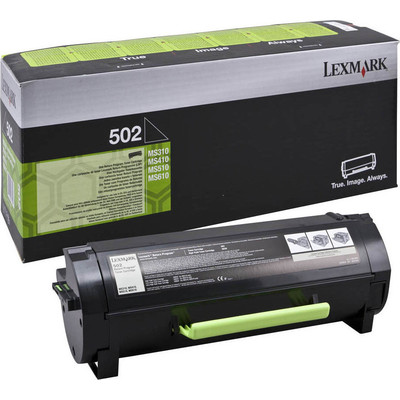 Product Toner Lexmark 502 - Black - Original - LCCP, LRP base image
