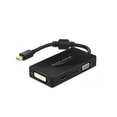 Product Αντάπτορας Mini DisplayPort Delock 1.2 > VGA/HDMI/DVI/Audio Bu 4K passiv base image