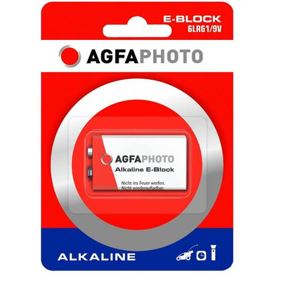 Product Αλκαλική Μπαταρία AgfaPhoto Power -9V 6LR61 Block 1pc. base image
