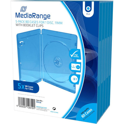 Product Θήκη DVD MediaRange Bluray Case 5pcs Single retail base image