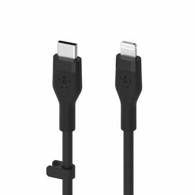 Product Καλώδιο USB Belkin Flex Lightning/USB-C 15W 3m, mfi, 15W, black CAA009bt3MBK base image