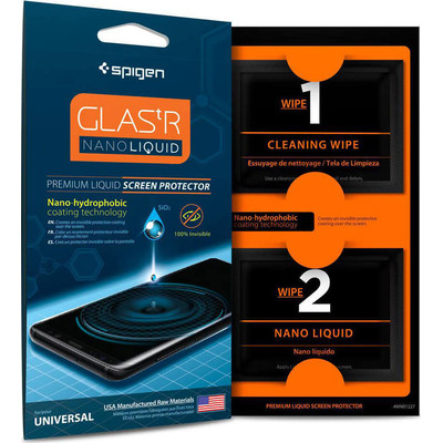 Product Προστατευτικό Οθόνης Spigen Glass Nano Liquid for universal clear base image