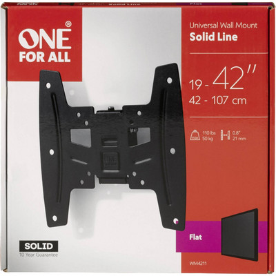 Product Βάση Τηλεόρασης One for All Wall 42 Solid Flat base image