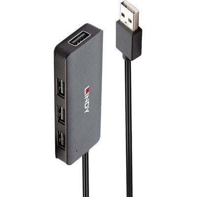 Product USB Hub Lindy 2.0 4 Port without power supply base image