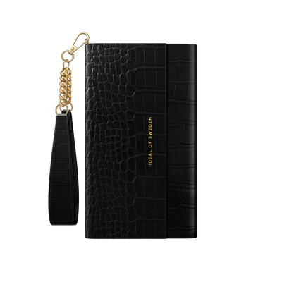 Product Θήκη Κινητού iDeal Of Sweden Wallet iPhone 12/12 Pro Signature Clutch Jet Black Croco IDSCSS20-I2061-207 base image