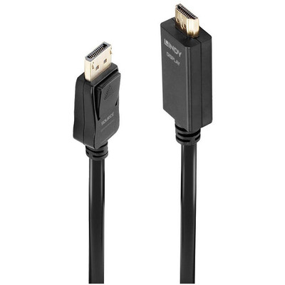 Product Καλώδιο DisplayPort Lindy to HDMI 4K30 (DP: passiv) 2m base image