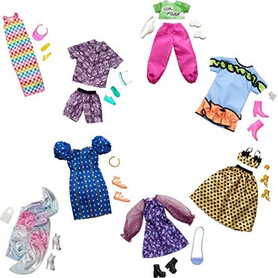 Product Ρούχα για Κούκλες Mattel Barbie Fashion Comp (8 Σχ.) (HBV32) base image