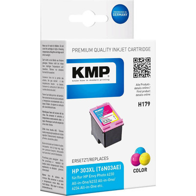 Product Μελάνι συμβατό KMP H179 3-colors mit HP T6N03AE 303 XL base image