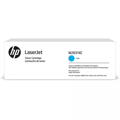 Product Toner HP Contract 415X Cyan (W2031XC) base image