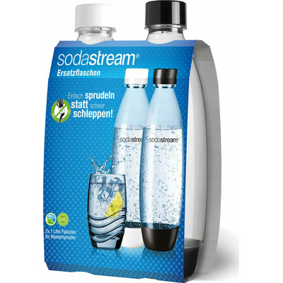 Product Παρασκευαστής Σόδας SodaStream Fuse Duopack 1l PET Bottle black+white base image