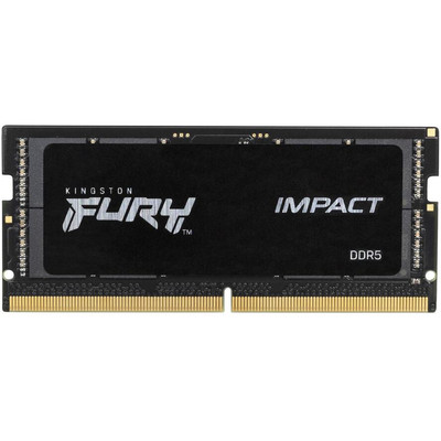Product Μνήμη RAM Φορητού DDR5 32GB Kingston 4800 CL38 KIT (2x16GB) FURY Impact retail base image