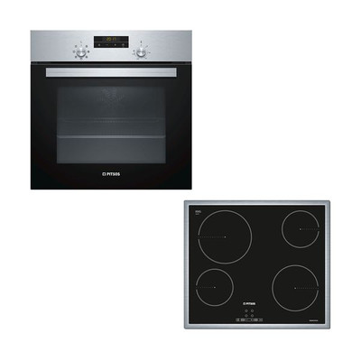 Product Set Εντοιχισμού Pitsos Φούρνος PH10M40X1 & Εστίες CRE645S06 base image