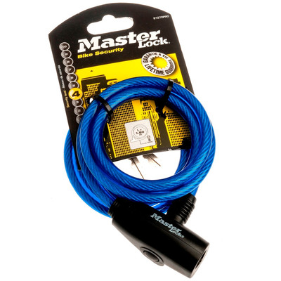 Product Κλειδαριά Ποδηλάτου Master Twisted Cable with key 1,80m 8127EURDPRO base image