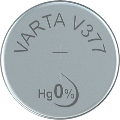 Product Μπαταρία Ρολογιών Varta V377 1.55V 21.0mAh 1pc. base image