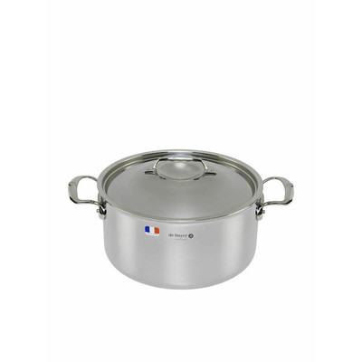 Product Κατσαρόλα De Buyer Affinity Saucepot Stainless Steel with lid 24 cm base image