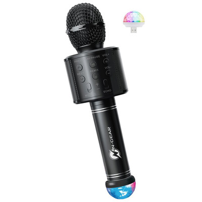 Product Μικρόφωνο Karaoke N-Gear Sing Mic S20 Bluetooth Lichter black base image