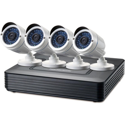 Product Σύστημα Συναγερμού LevelOne CCTV 8-channel Fix Out H.264 IR 4xCam inkl. base image