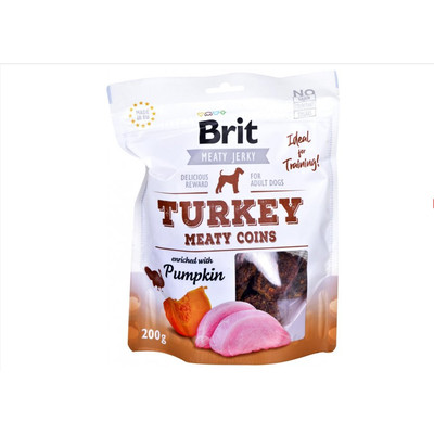 Product Ξηρά Τροφή Σκύλων Brit Turkey Meaty coins Snacks 200 g base image