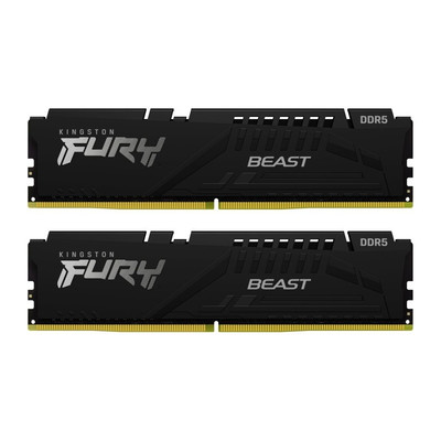 Product Μνήμη RAM Σταθερού DDR5 16GB Kingston FURY Beast - (2 x 8GB Kit) - 5200 UDIMM CL38 base image