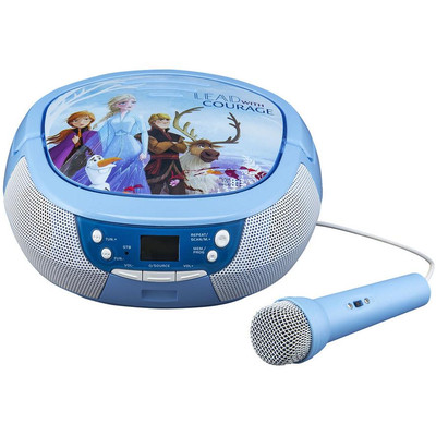 Product CD-Player ekids Frozen ice queen CD/radio/microphone blue base image