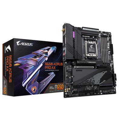 Product Motherboard Gigabyte AMD AM5 B650 AORUS PRO AX base image