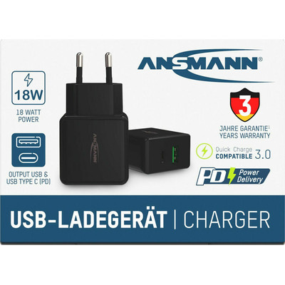 Product Φορτιστής Πρίζας Ansmann HC218PD base image