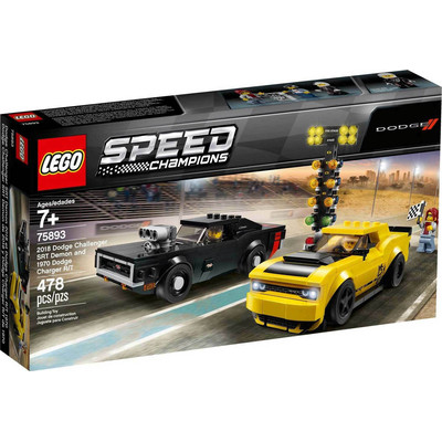 Product Lego Speed Champions 2018 Dodge Challenger SRT Demon and 1970 (75893) base image
