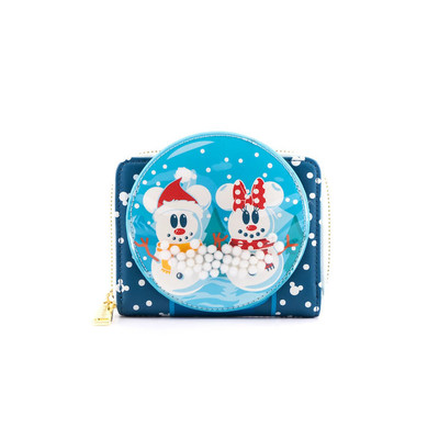 Product Πορτοφόλι Loungefly Disney Snowman Mickey Minnie Snow Globe Zip Around (WDWA1786) base image
