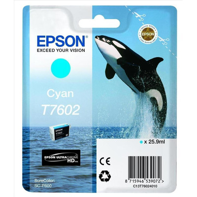 Product Μελάνι Epson cyan T 7602 base image