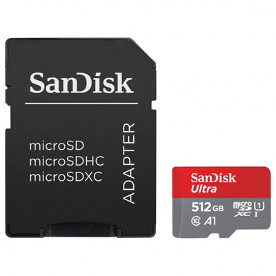 Product Κάρτα Μνήμης MicroSD 512GB SanDisk ULTRA MICROSDXC 512GB +SD base image